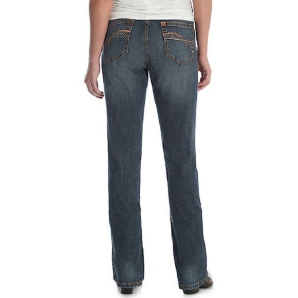 Women's Wrangler Aura Instantly Slimming Jean - Autumn Gold - Picture 3 of 3